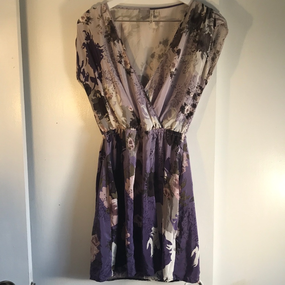 Beautiful silk, floral tunic